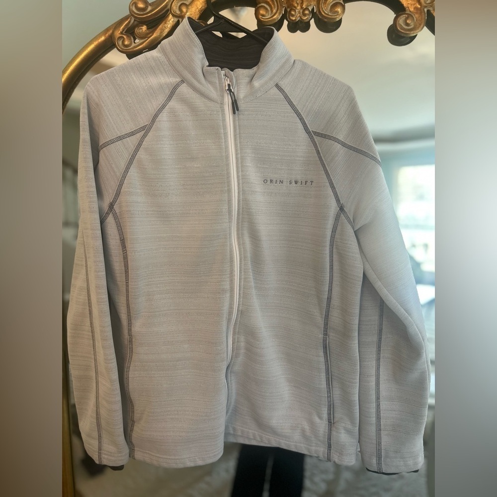 Orin Swift Light Gray Zip-Up Jacket